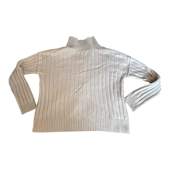 Lucky Brand women’s v neck sweater size medium cream - Picture 2 of 6